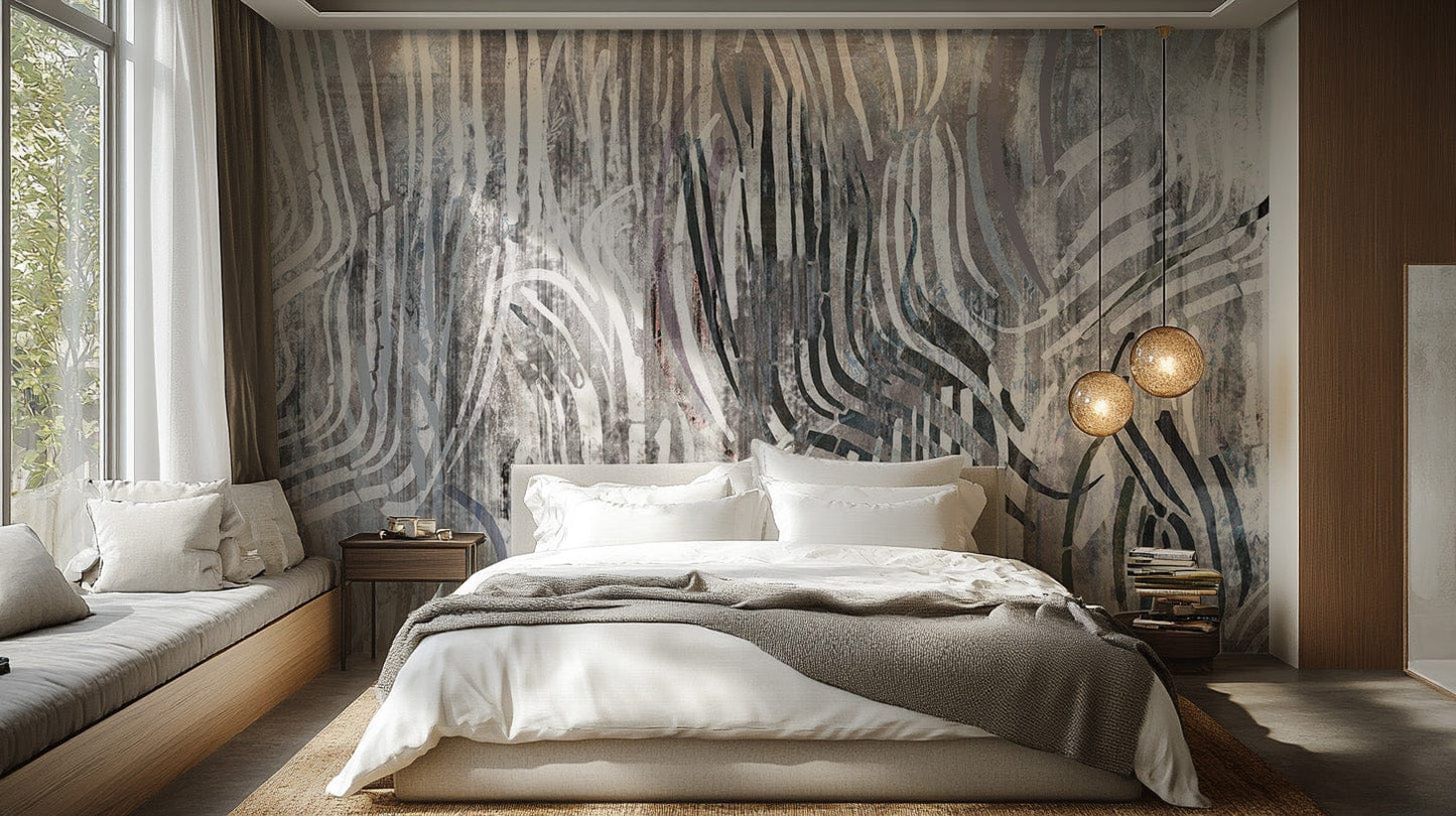 Bold abstract patterns elevate your bedroom’s style C442