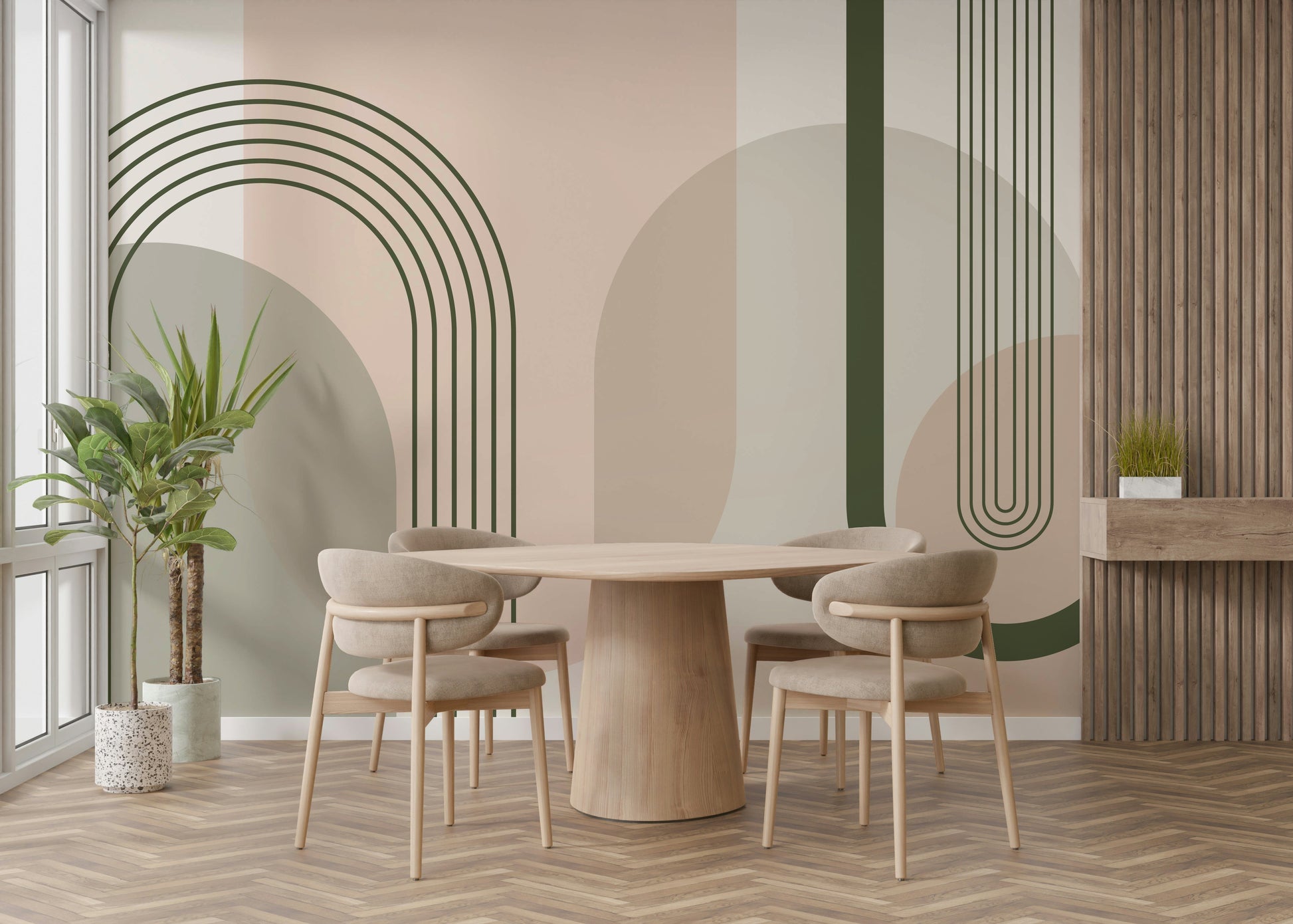 The mood is peaceful and serene.

