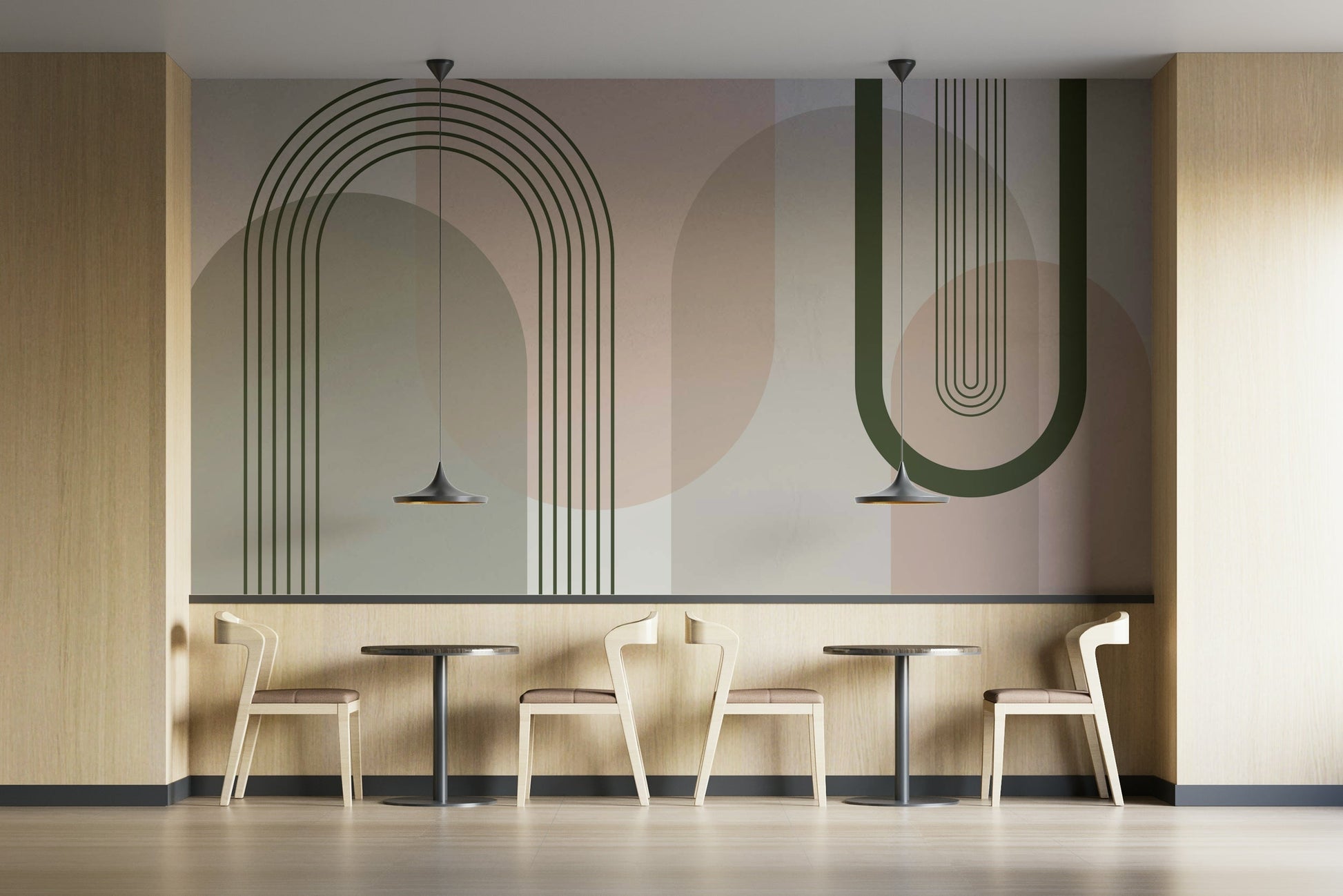 The feeling is one of fresh elegance.

