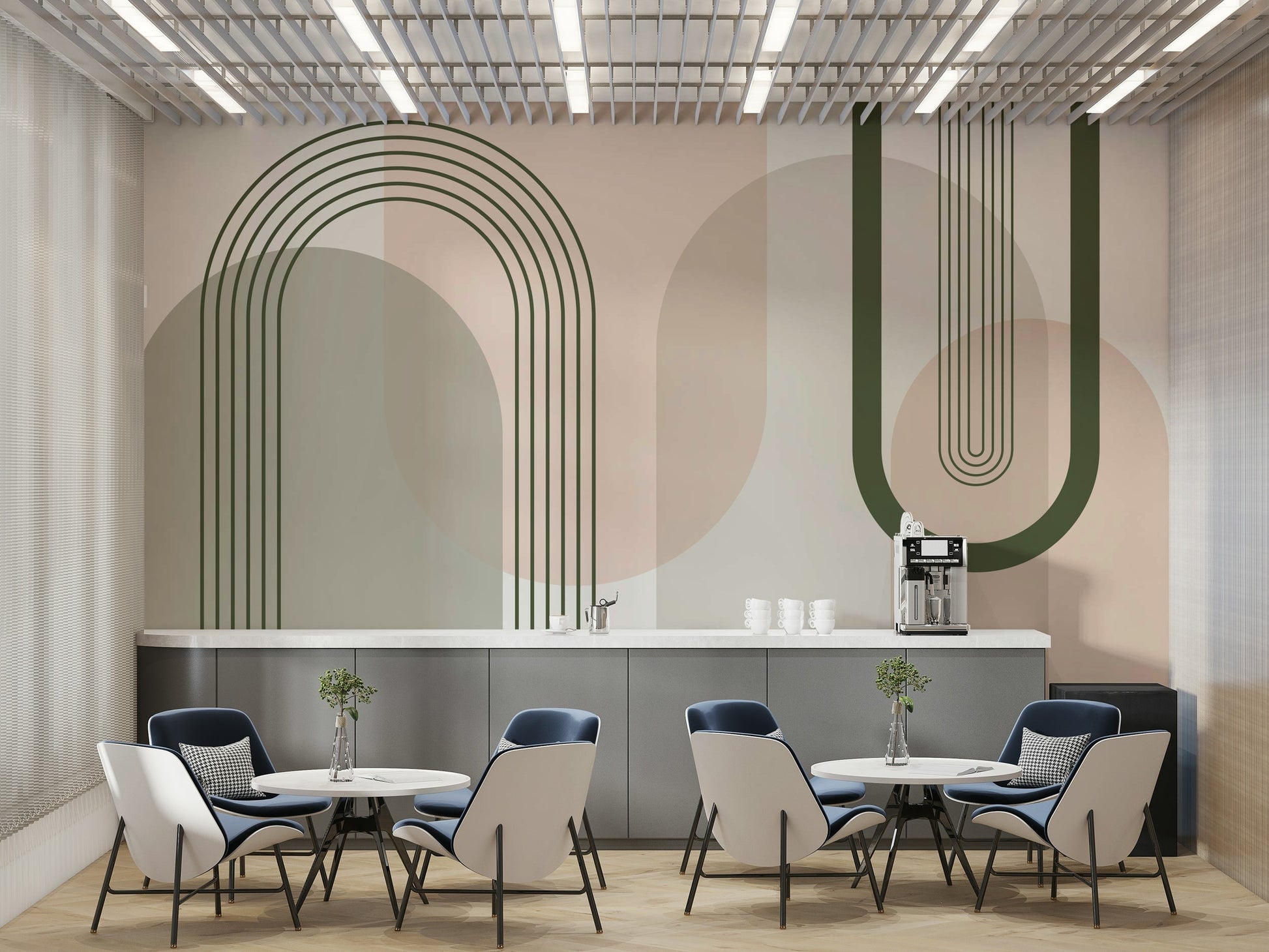 The arches are the central focus of the image.

