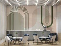 The arches are the central focus of the image.

