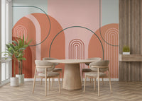 Modern Archways Wall Mural with Minimalist Design
