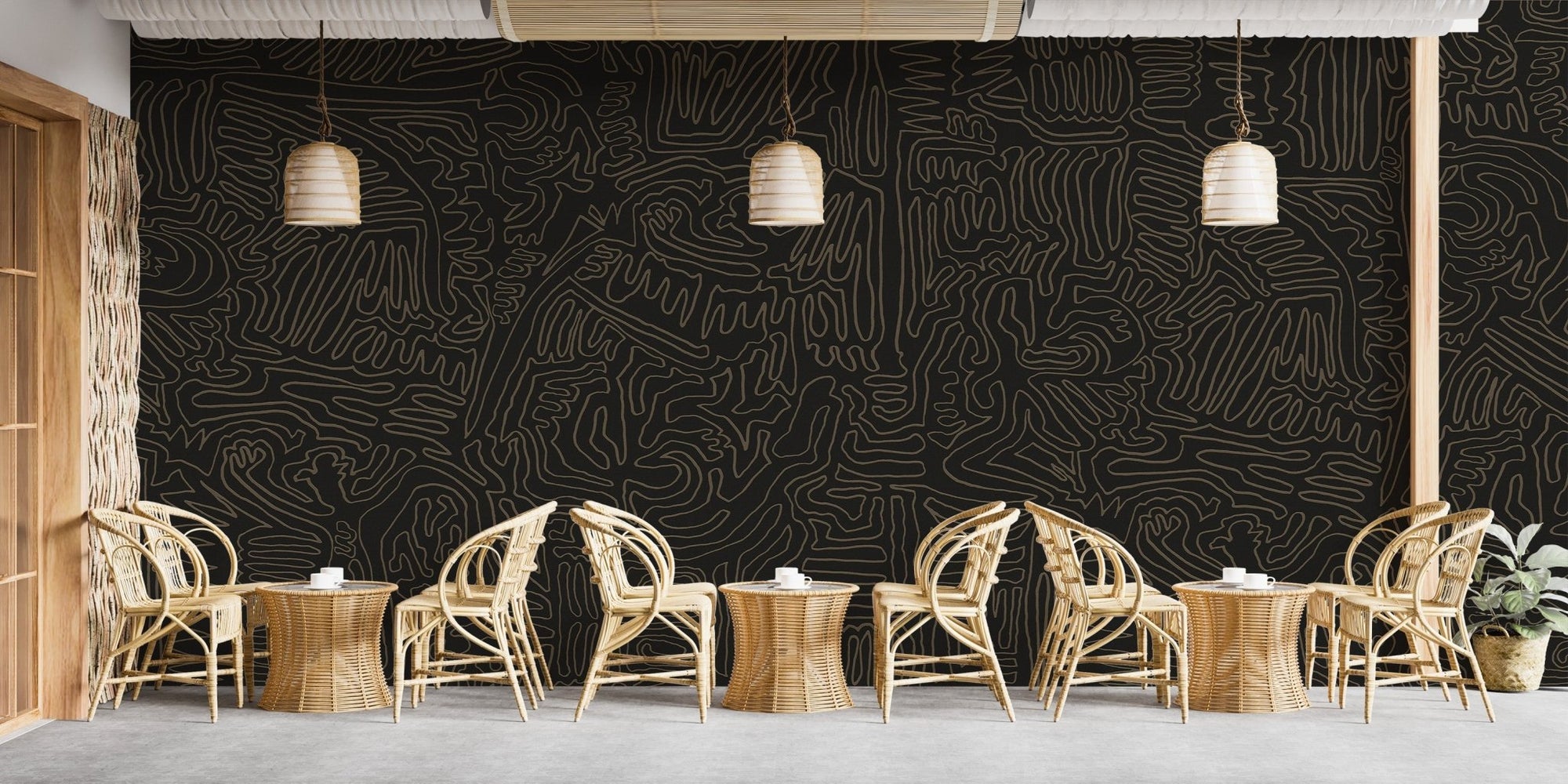 Modern Art Deco Wallpaper Mural C433