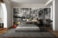 Bold art mural capturing the energy of New York’s streets., GD1477