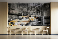 Colorful mural blending street art and NYC cityscape elements., GD1477