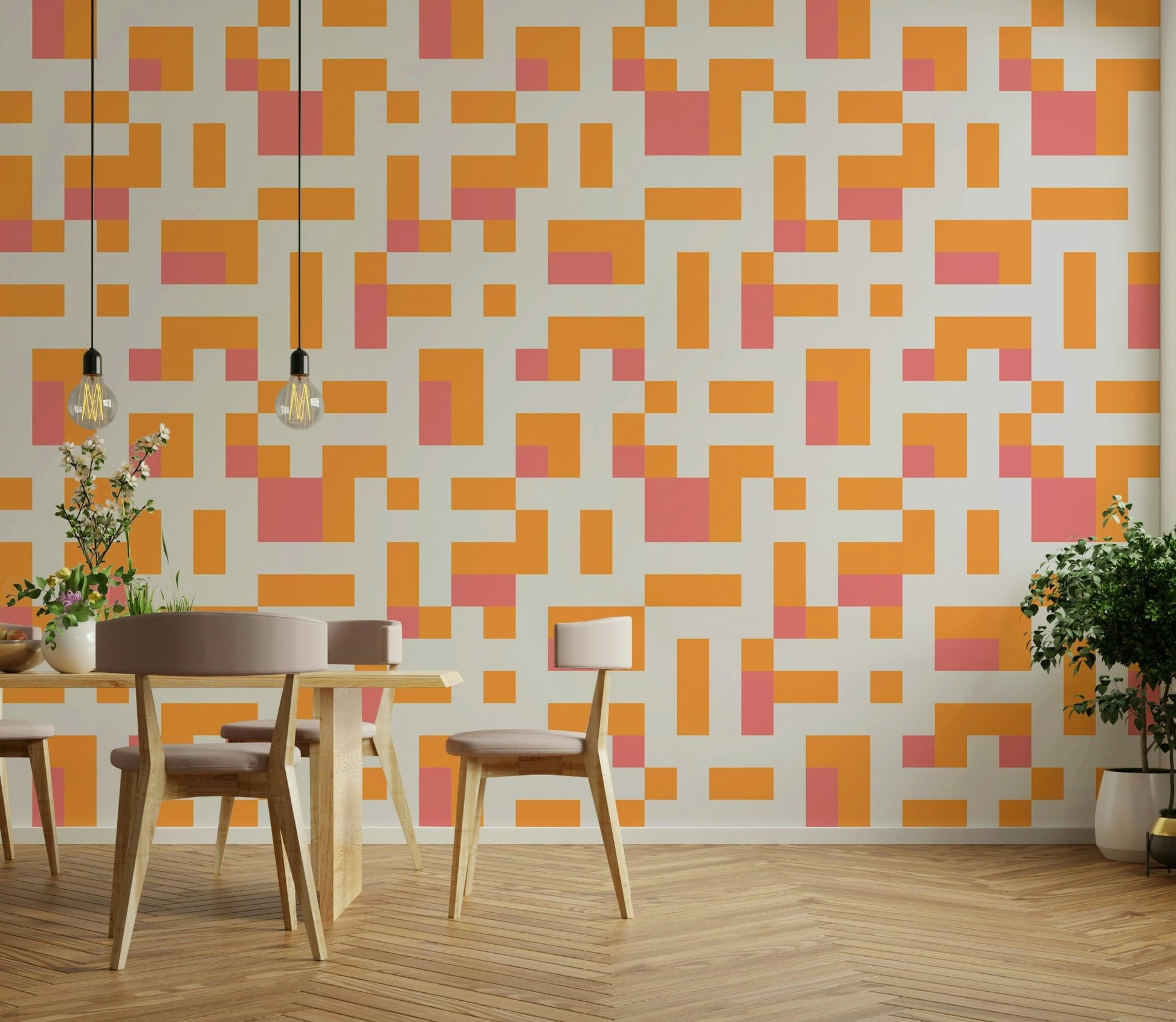 Modern Blocks Wallpaper⁠