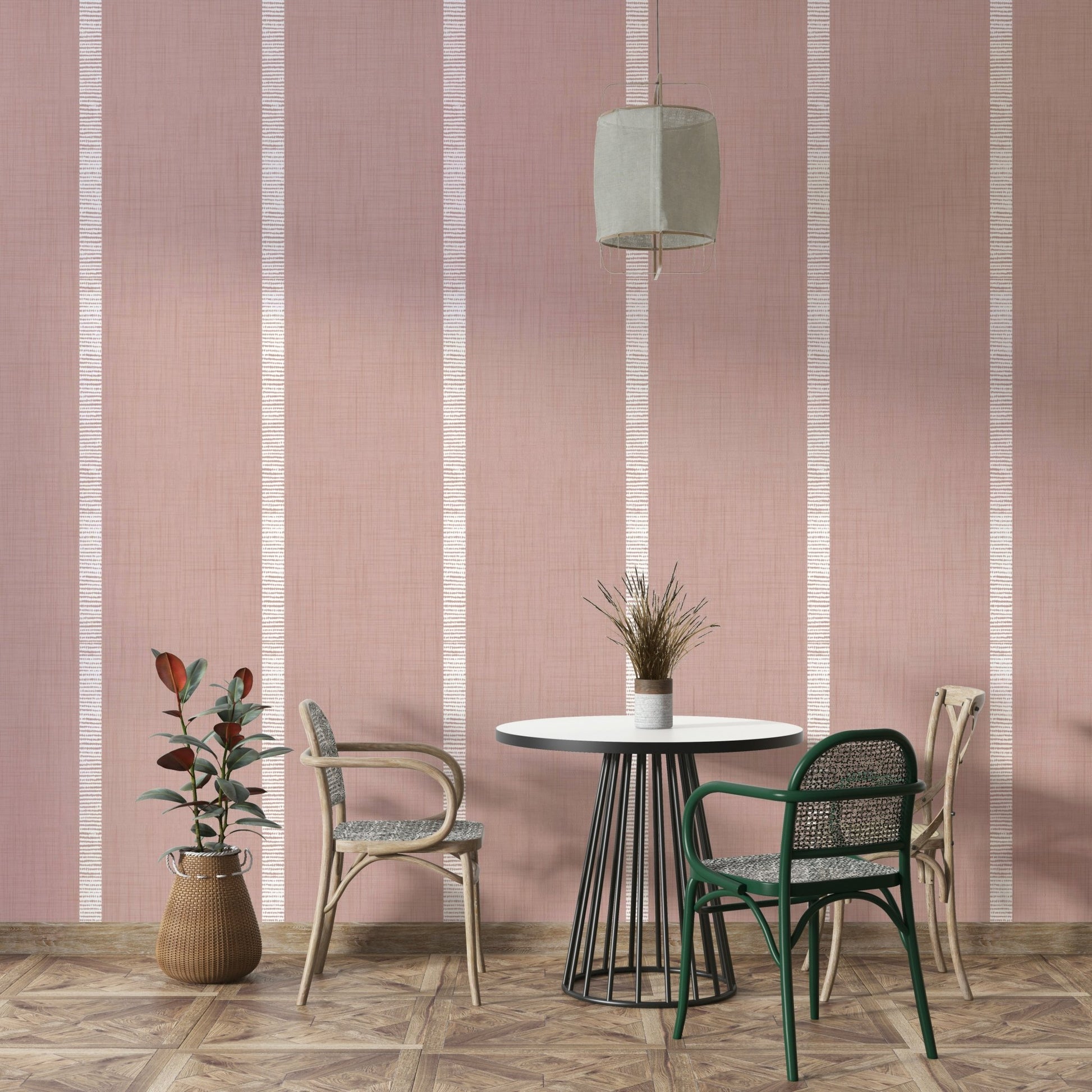 Boho mauve wall covering

