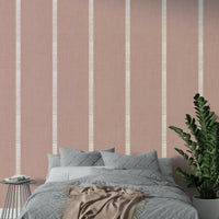 Modern boho wallpaper mauve tone

