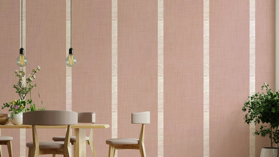 Serenity mauve stripe wallpaper, GD1059
