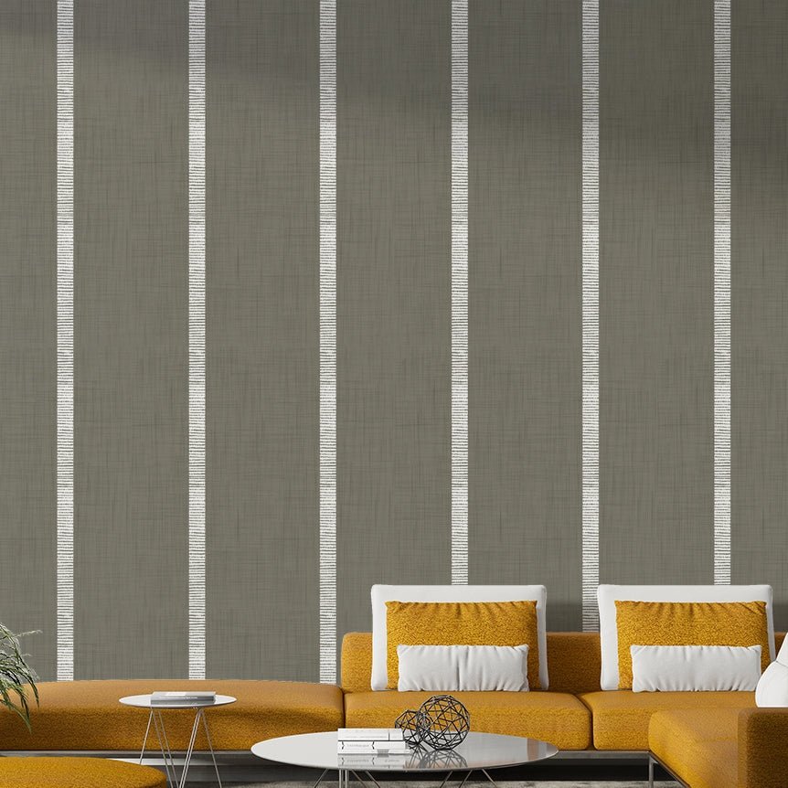 Boho muted grey wall covering

