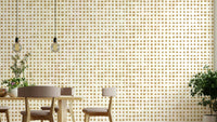 Modern beige square wallpaper design
