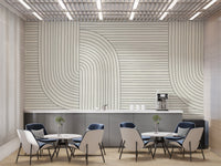 Elegant geometric line pattern wallpaper
 B692