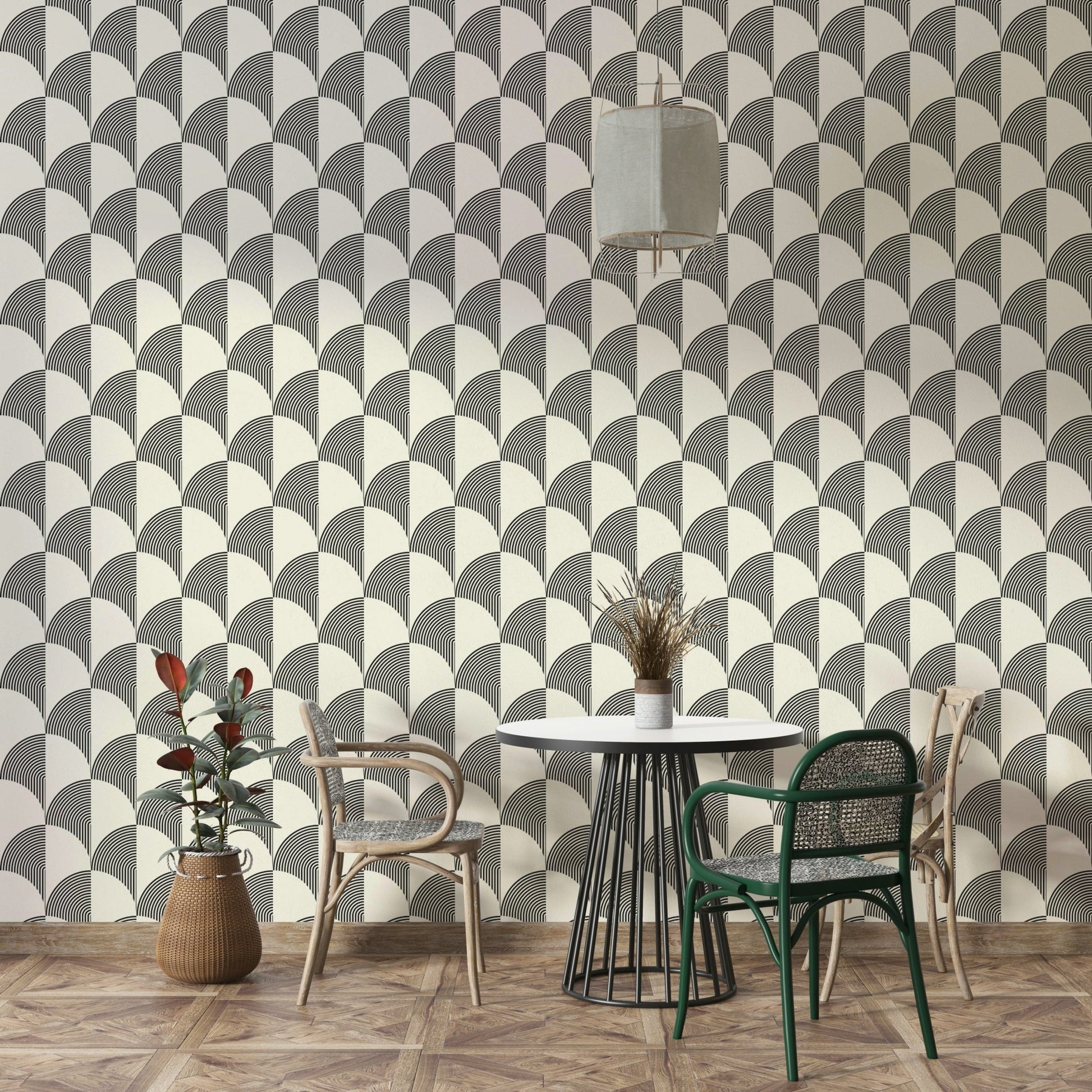 The texture of the wallpaper is smooth and high-quality.

