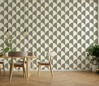 The geometric pattern adds visual interest without being overwhelming.

