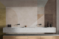 Minimalist textured wallpaper mural
