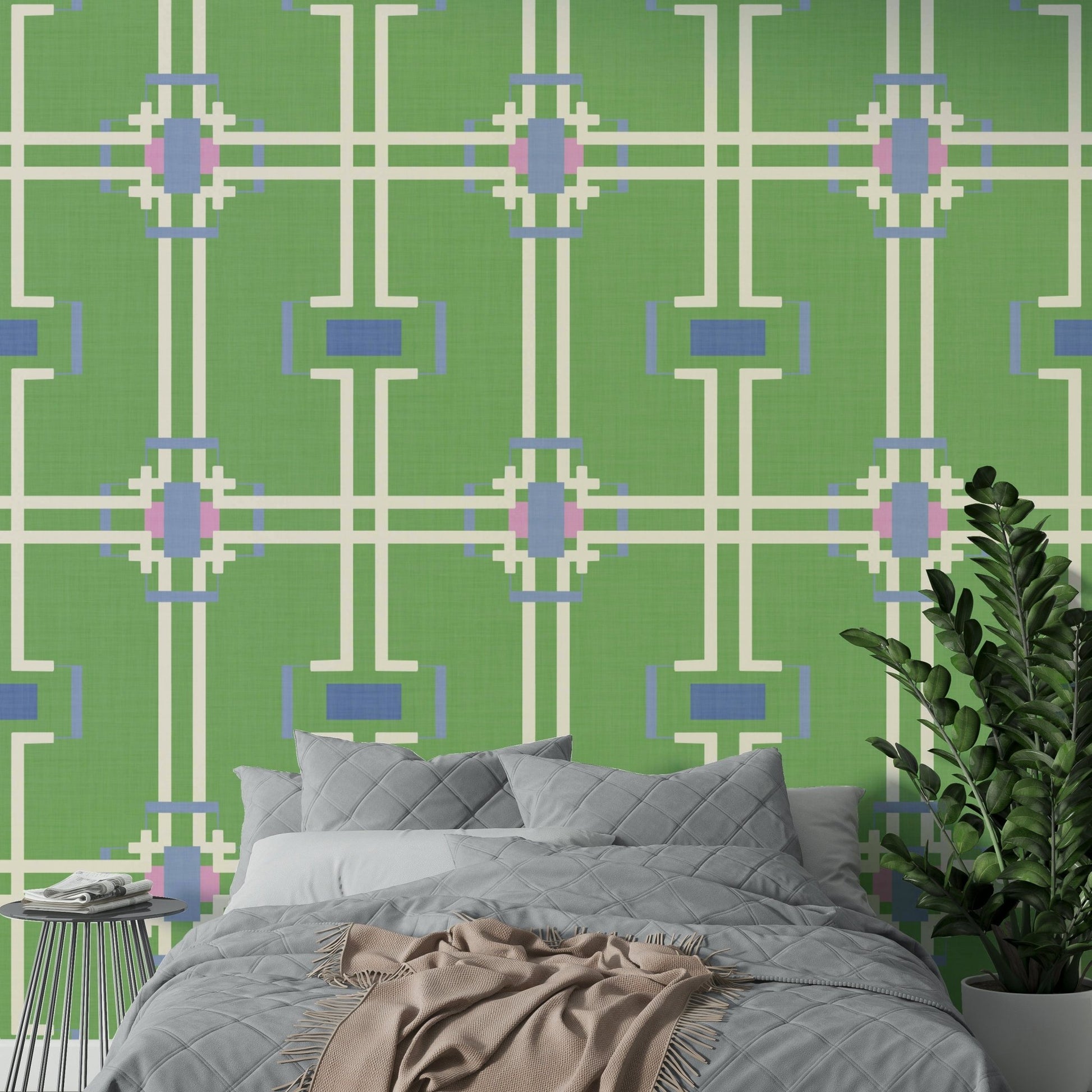 Geometric interplay of lines.

