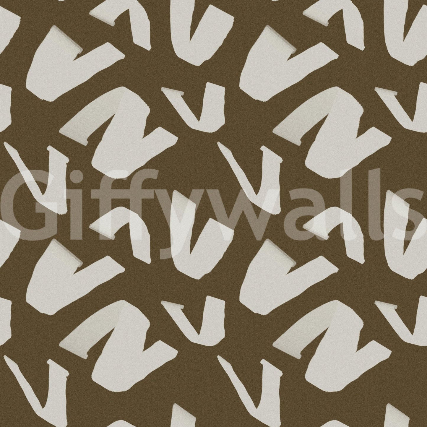 Modern brushstroke pattern wallpaper for interiors