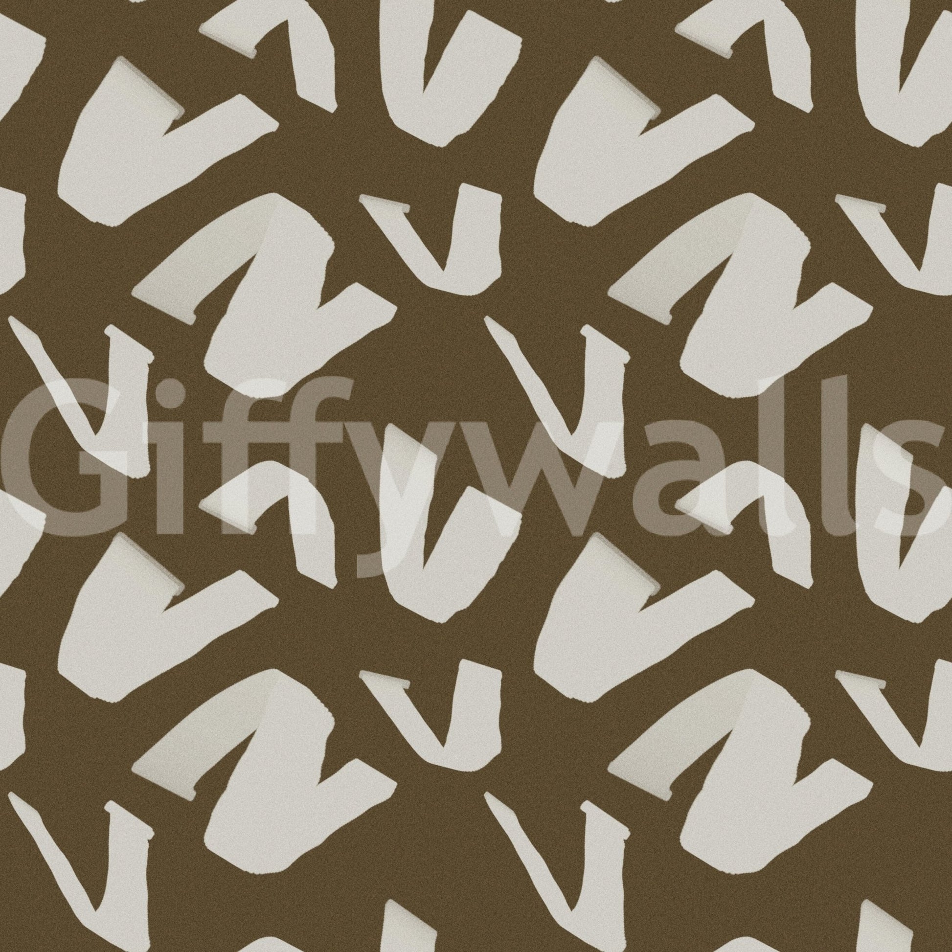 Modern brushstroke pattern wallpaper for interiors