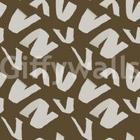 Modern brushstroke pattern wallpaper for interiors