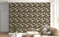 Modern Markings wallpaper with hand-painted pattern