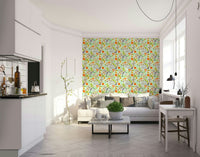 Modern Meadow Bloom Wallpaper with bold florals

