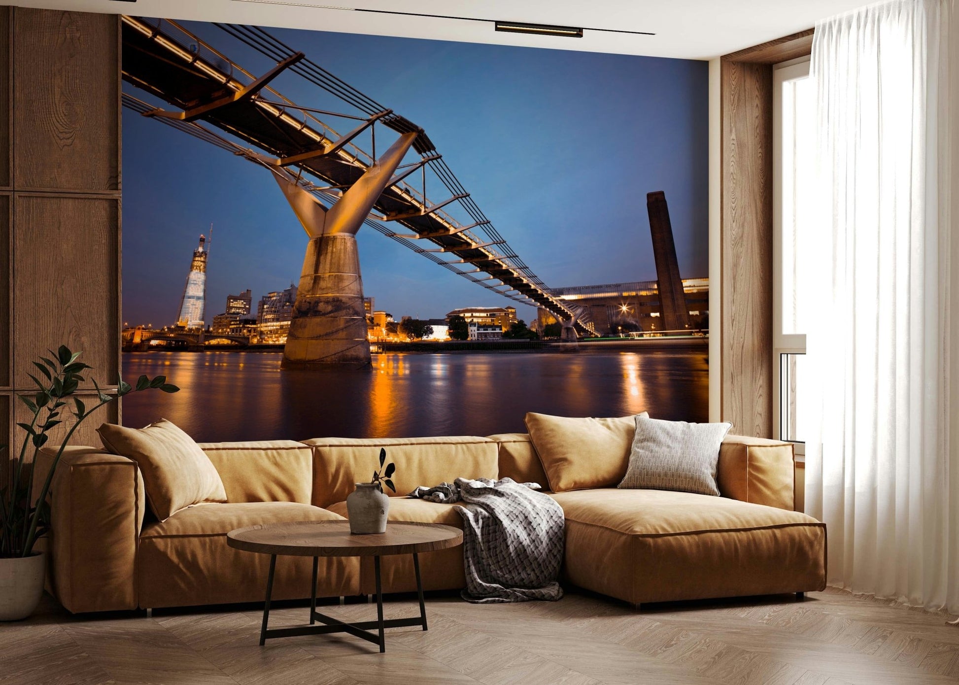 High-quality wall mural with matte finish and artistic details.