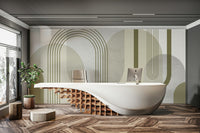 Geometric shapes wallpaper for walls

