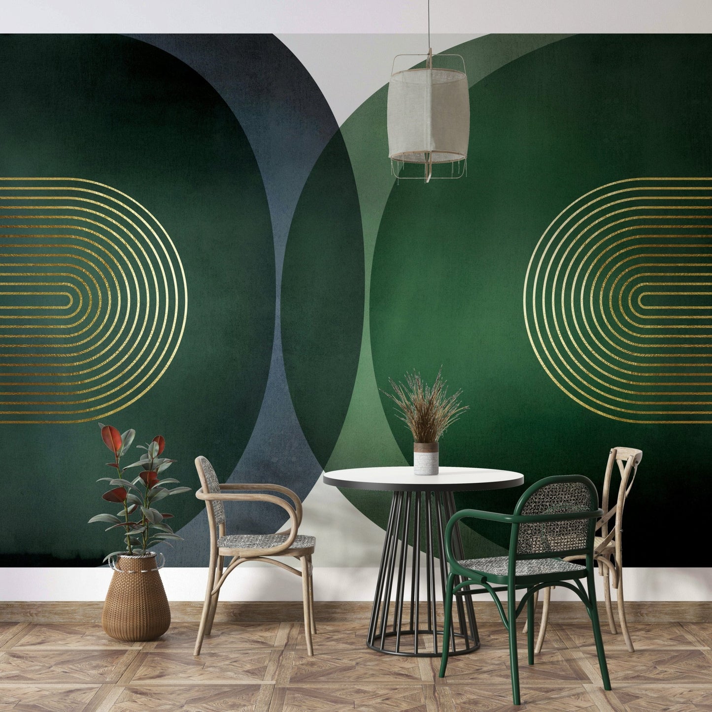 Modern Mid Century Wall Mural