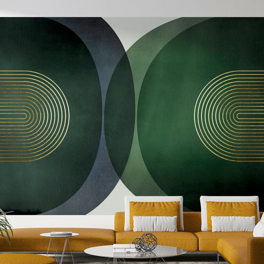 Modern Mid Century Wall Mural