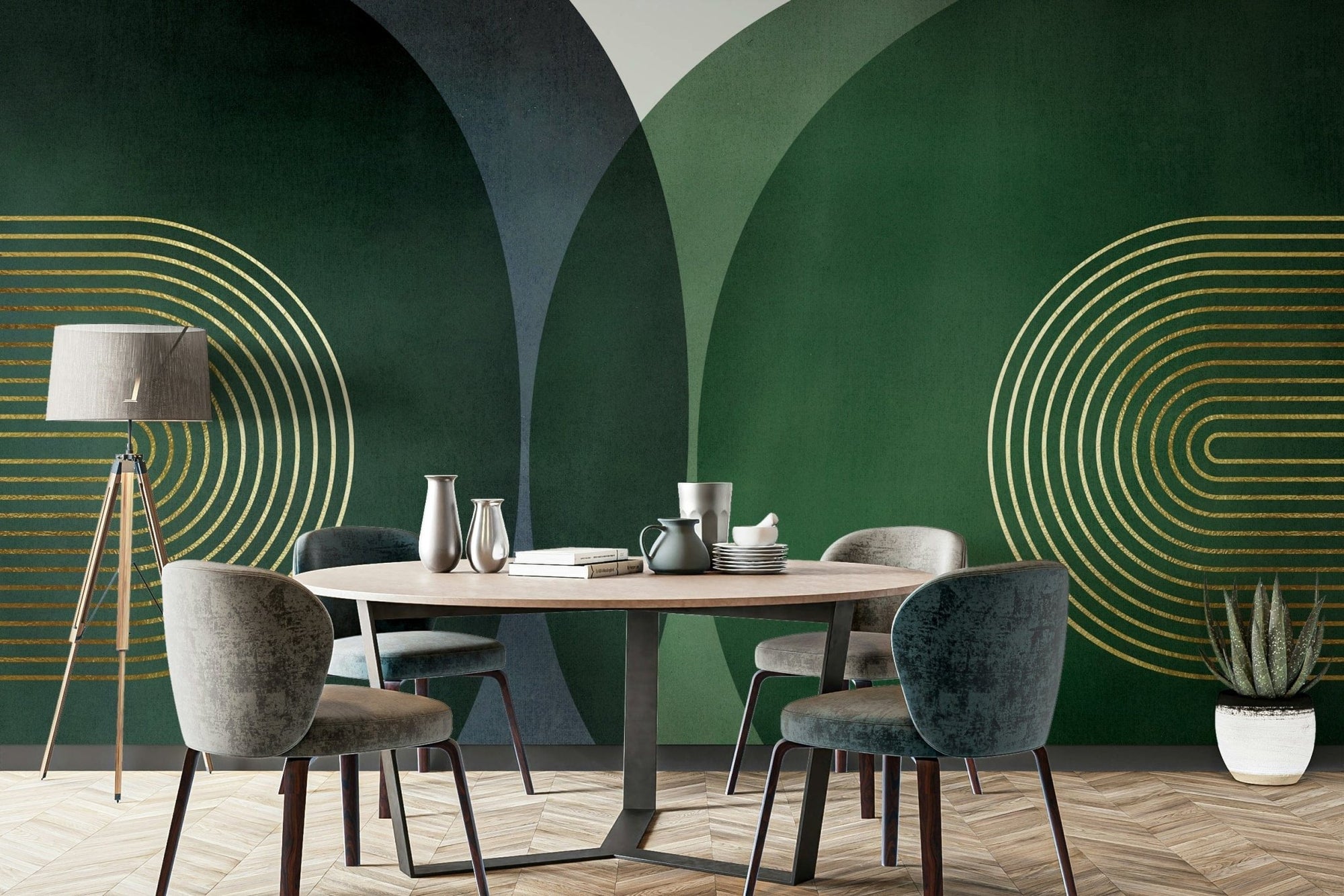 Modern Mid Century Wallpaper GD015