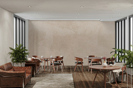 Modern Minimalist Beige Wallpaper