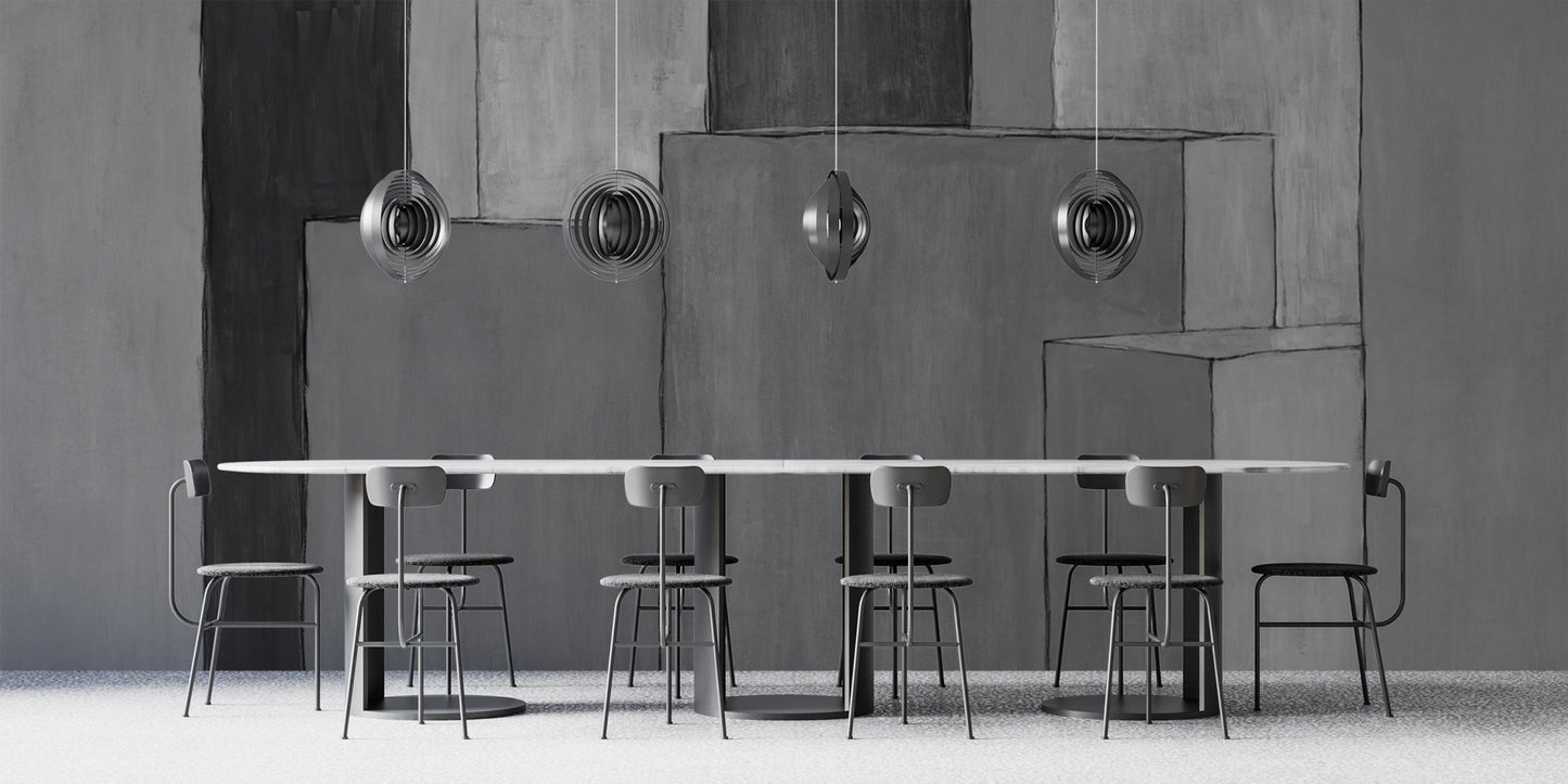 Minimalist Prisma Grey Wallpaper Design
