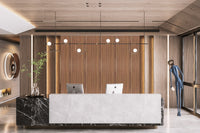 Vertical wood panel striped wallpaper
