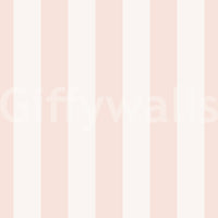 Blush and beige modern stripe wallpaper for calm décor.

