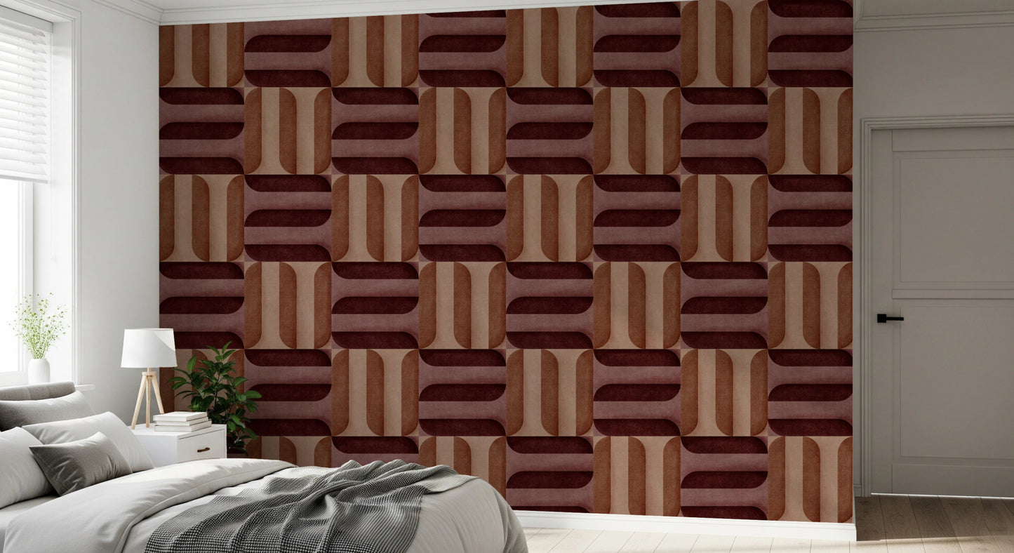 Modern Textured Signs Clay Wallpaper⁠