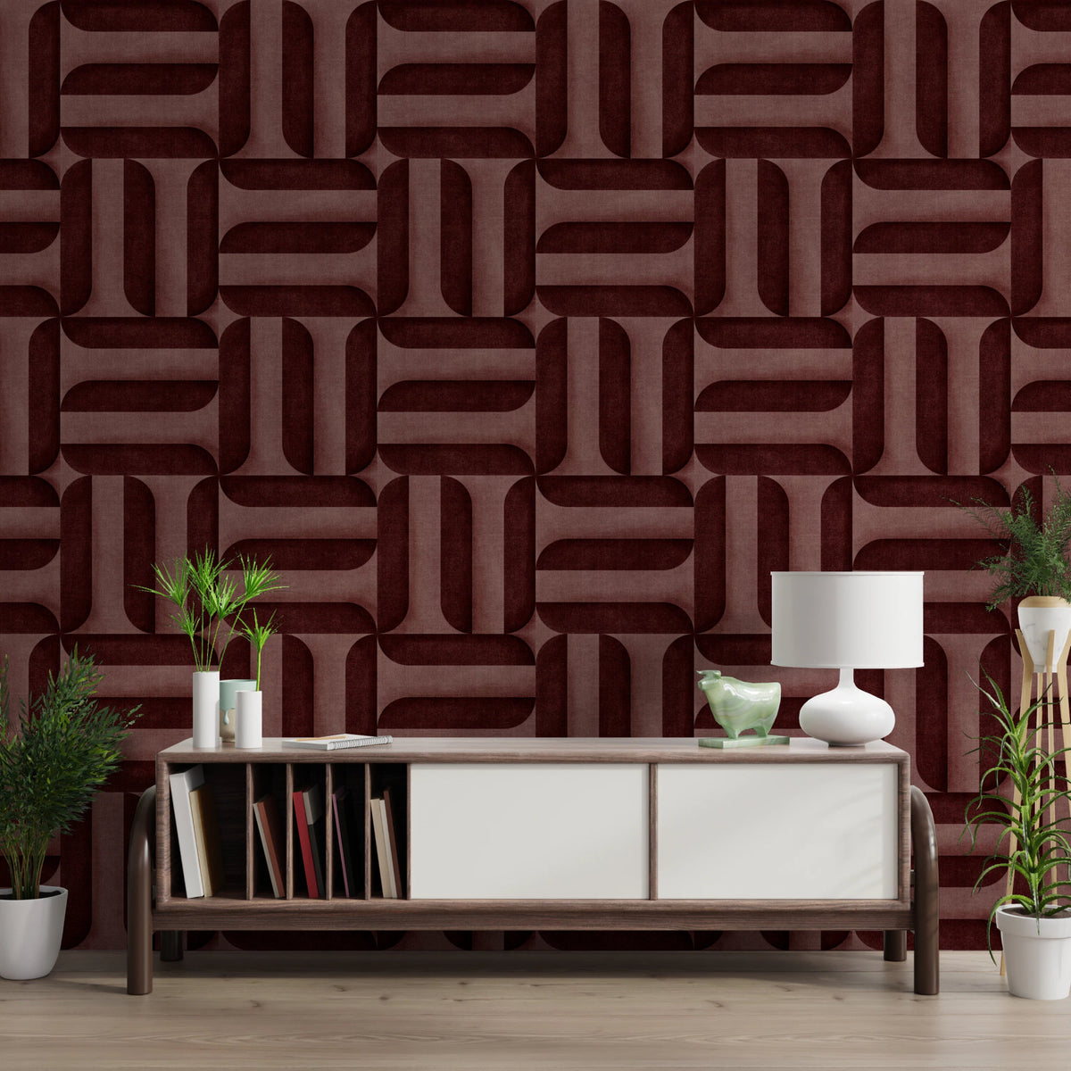 Modern Textured Signs Wine Wallpaper for Stylish Homes