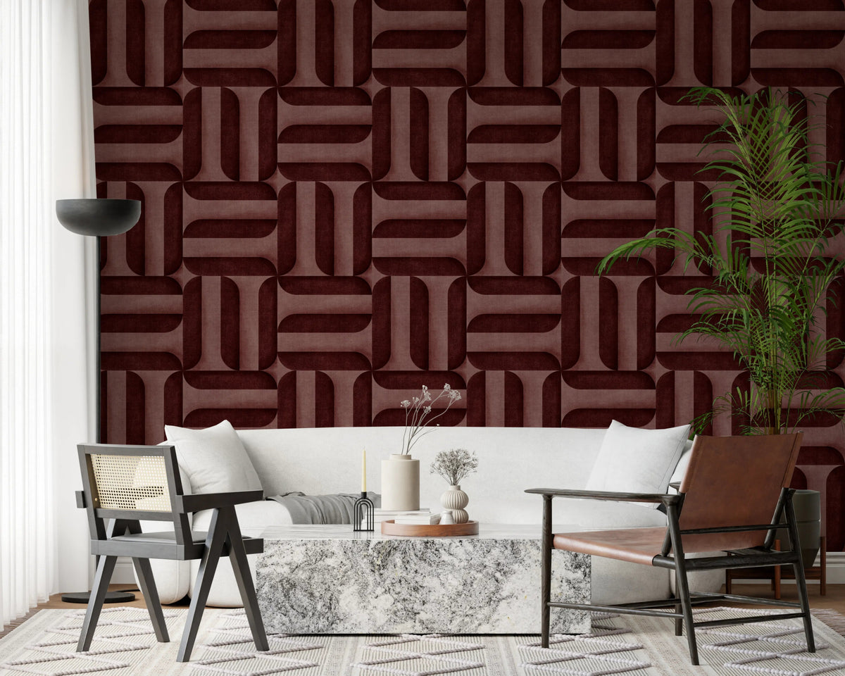 Modern Textured Signs Wine Wallpaper for Stylish Homes