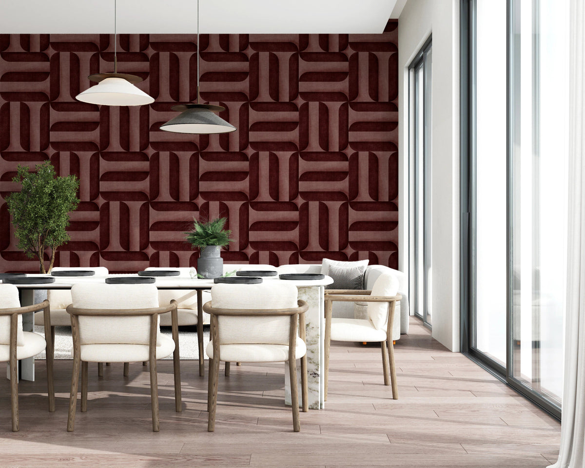 Modern Textured Signs Wine Wallpaper for Stylish Homes