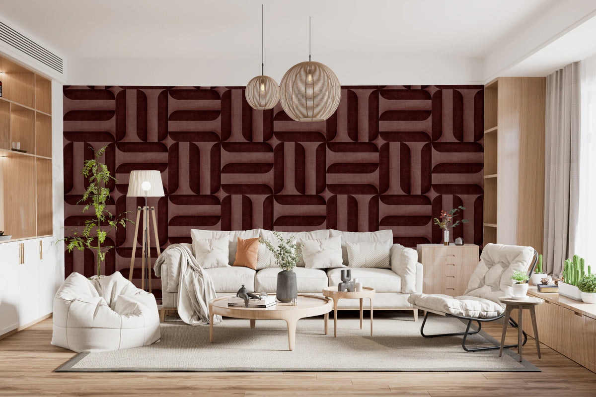 Modern Textured Signs Wine Wallpaper for Stylish Homes