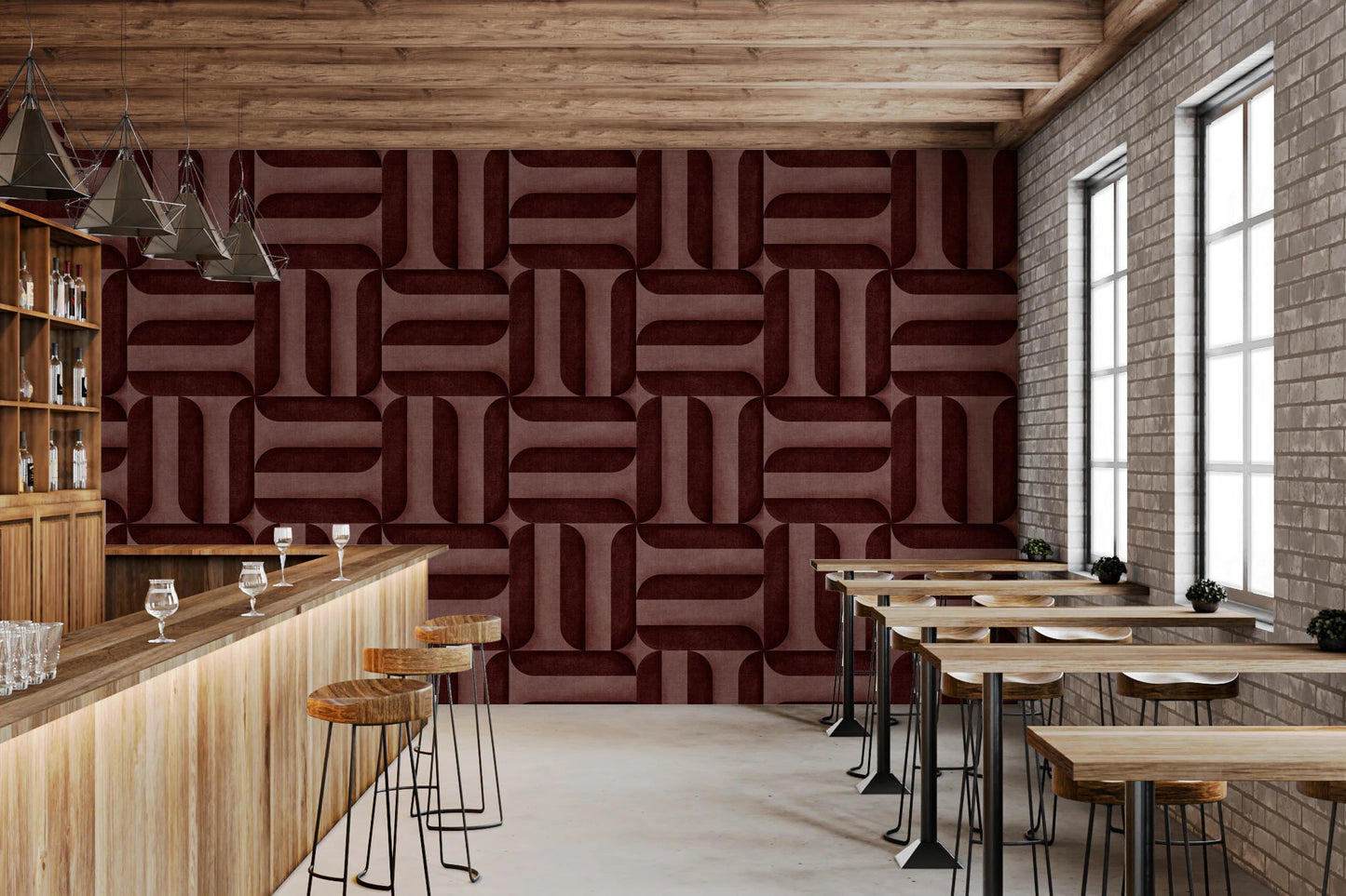 Modern Textured Signs Wine Wallpaper⁠