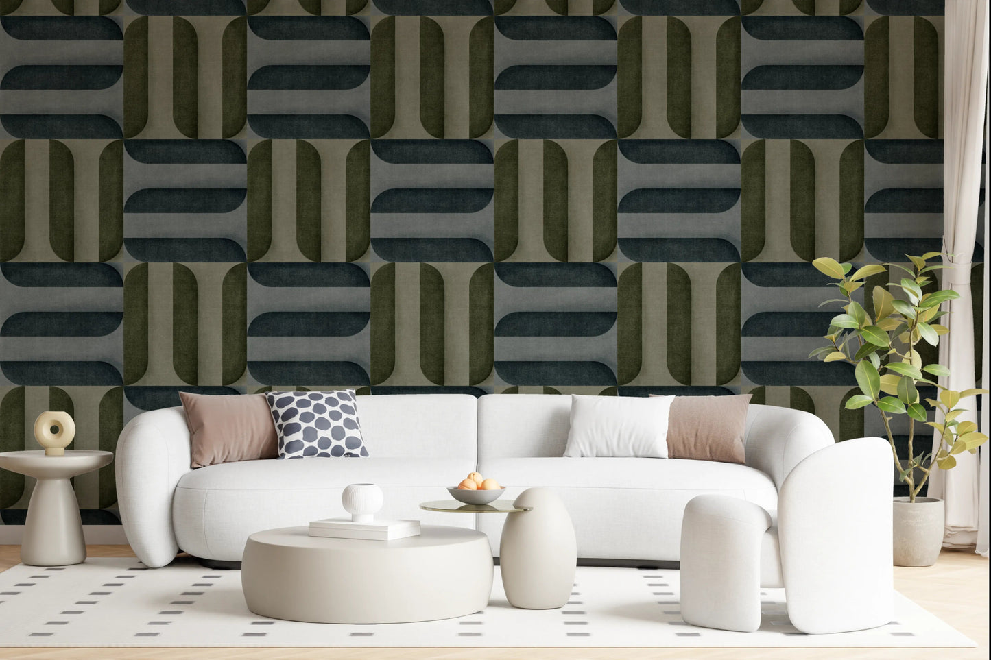 Modern Textured Signs Winter Wallpaper⁠