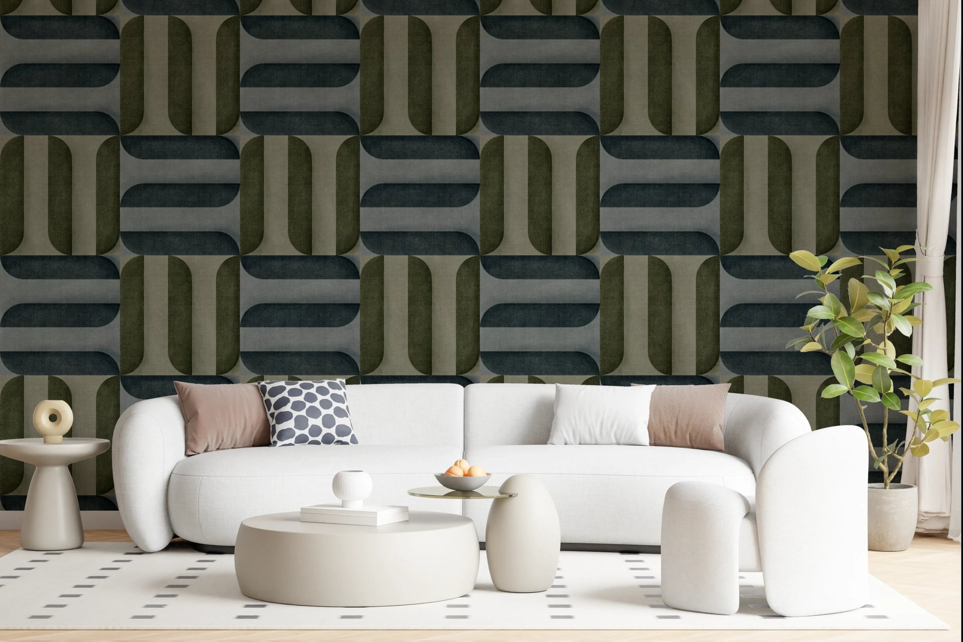 Modern Textured Signs Winter Wallpaper⁠