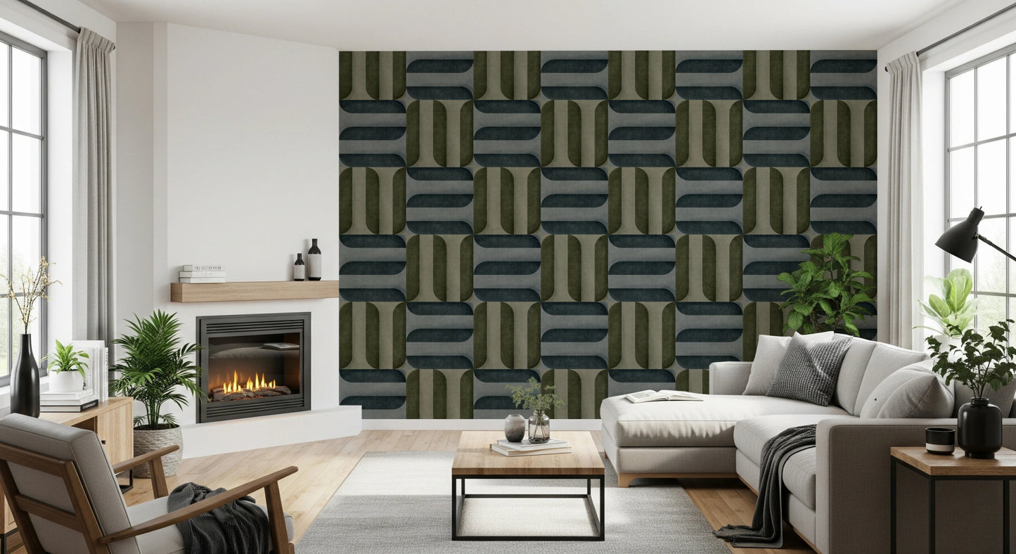 Modern Textured Signs Winter Wallpaper⁠