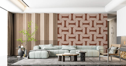 Modern Textured or Tiles Copper in a contemporary living room setting.