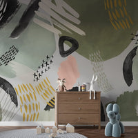 Modernist Echoes Wall Mural - Giffywalls C383