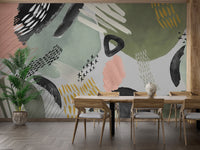 Modernist Echoes Wall Mural - Giffywalls