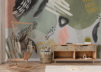 Modernist Echoes Wall Mural - Giffywalls