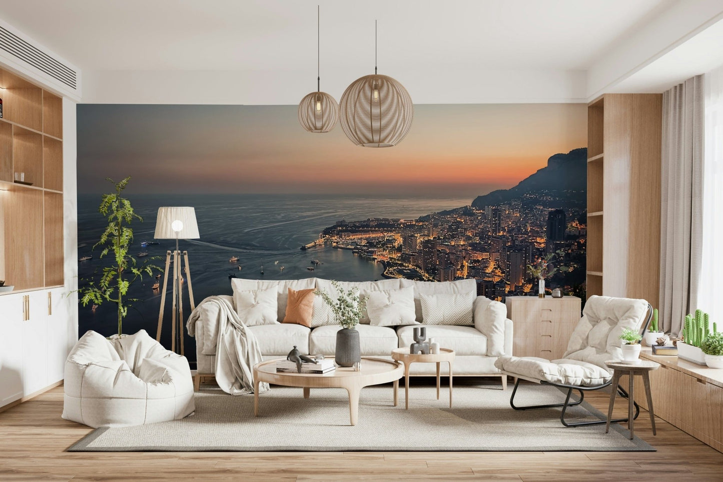 Monaco Nights Wall Mural