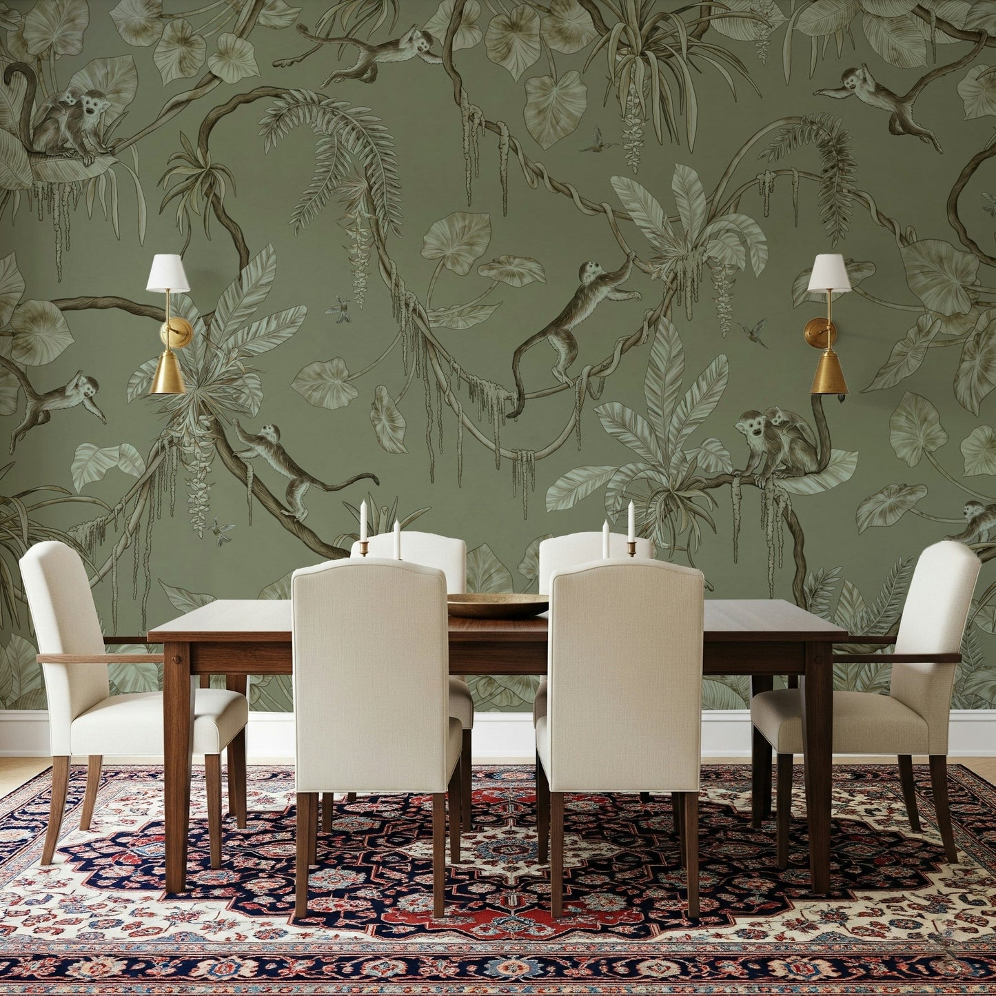 Monkey Business Jungle Wall Mural