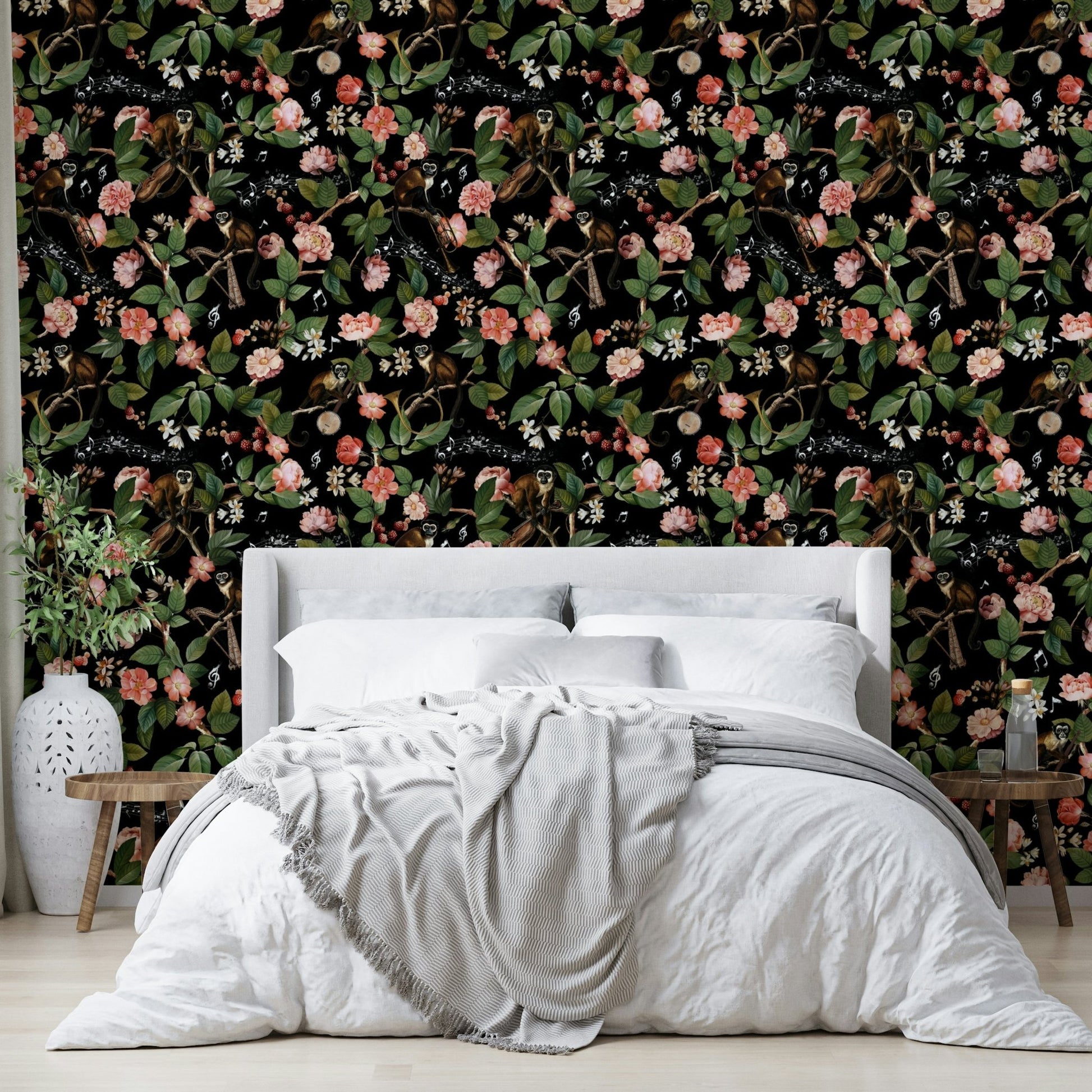 Fun and colorful monkeys with music notes wall decor., GD1423